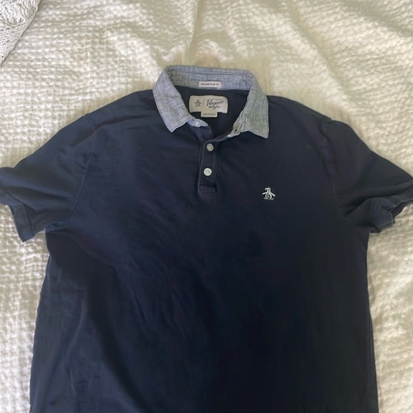 Original Penguin Other - Penguin navy blue polo